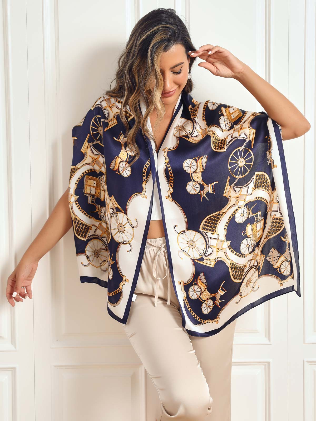 [P026] SilkSilky  Pure Silk Scarf 001,