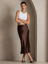 [Coffee] SilkSilky  Skirt 004