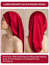 [Wine] SilkSilky  Pure Silk Sleep Cap 003