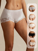 [Gray] SilkSilky  100% Silk Jersey Panty 001