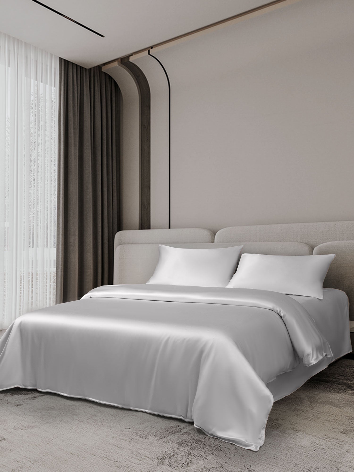 [Silver] SilkSilky  25Momme Bedding Set 002