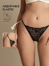 [Black] SilkSilky  Pure Silk Panty 005