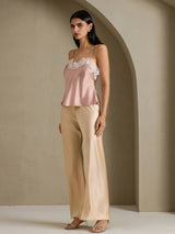 [Tuscany] SilkSilky  Spaghetti Strap V Neck Camisole Top 006