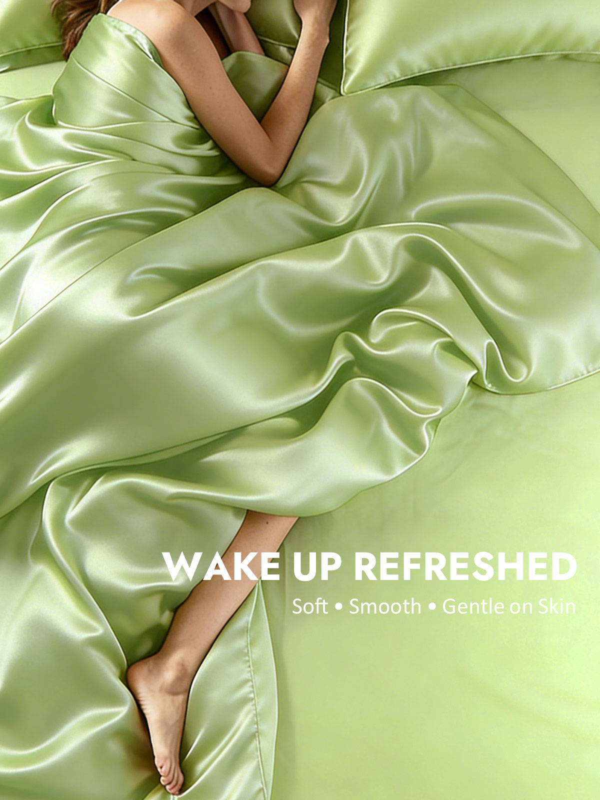 [Mint Green] SilkSilky  19Momme Silk Bedding Set 004