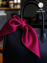 [Dark Red] SilkSilky  Scarf 001