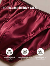 [Wine] SilkSilky  Pure Silk Men's Underwear 004