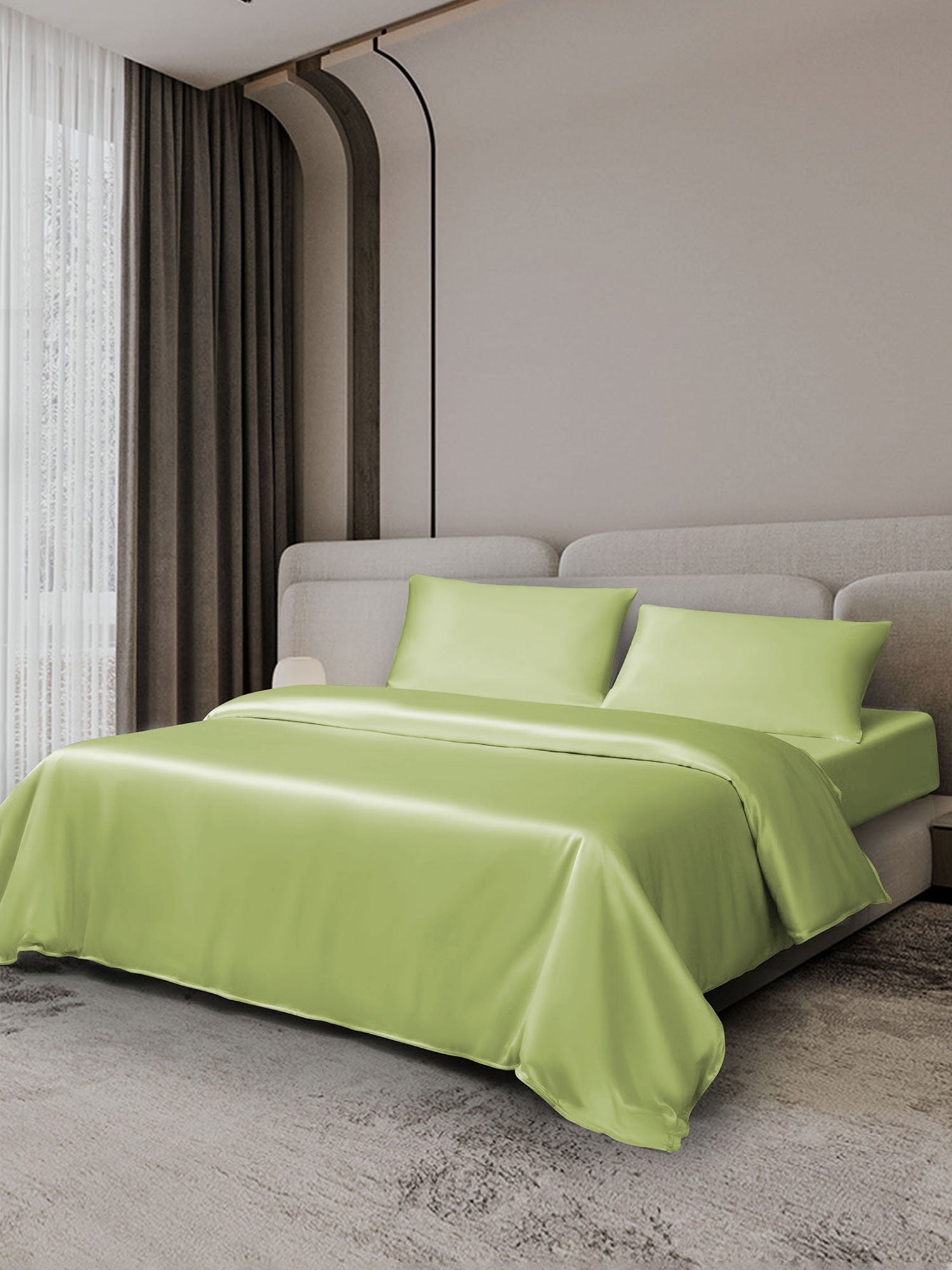 [Mint Green] SilkSilky  19Momme Bedding Set 001