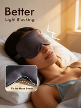 [Dark Gray] SilkSilky  Pure Silk Eye Mask 004