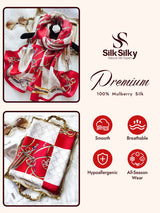 [P022] SilkSilky  Pure Silk Scarf 002