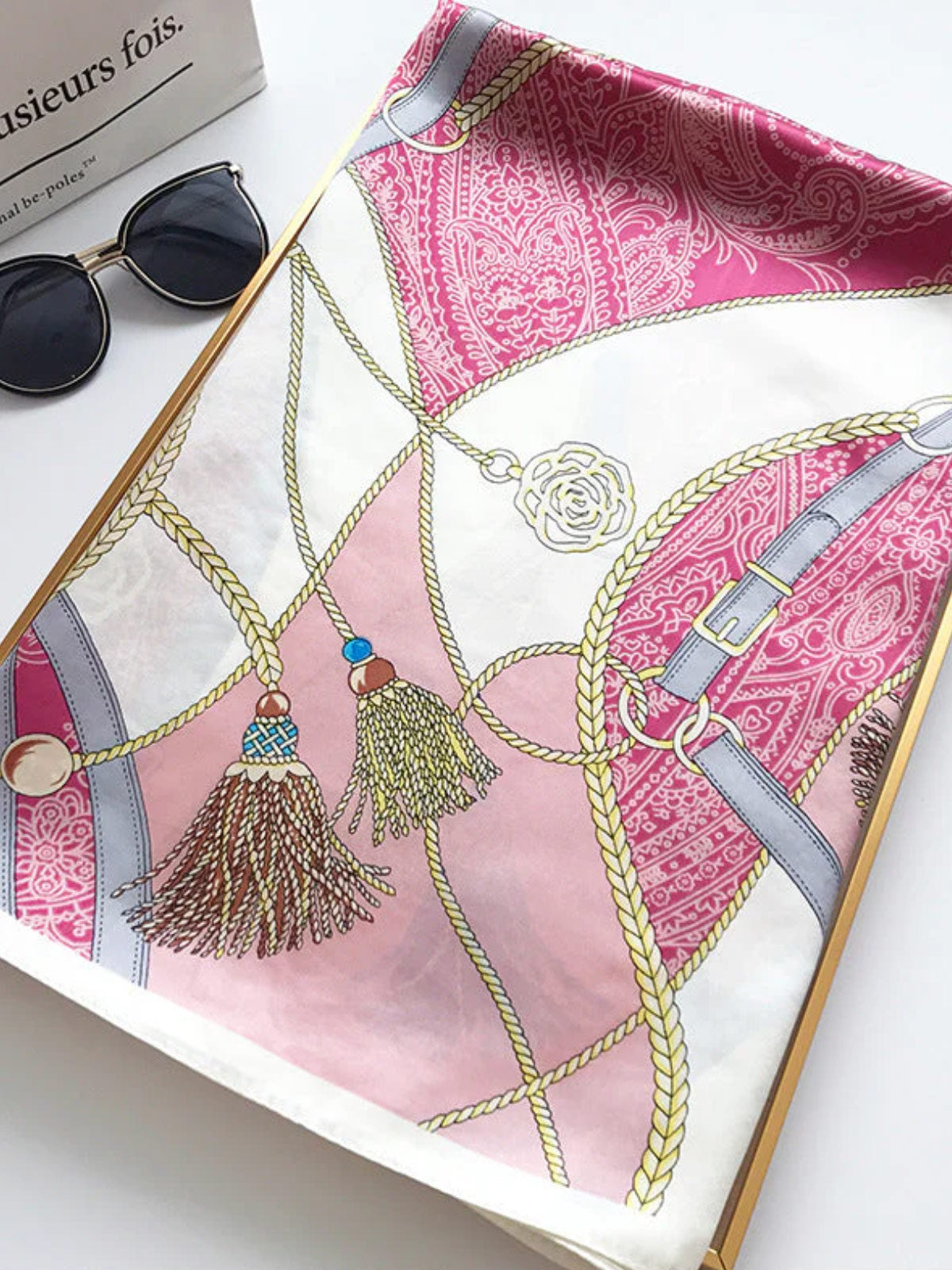 [P004] SilkSilky  Pure Silk Scarf 004,