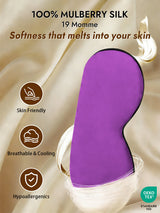 [Purple] SilkSilky  Eye Mask 003