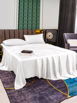 [White] SilkSilky  25Momme Bedding Set 005