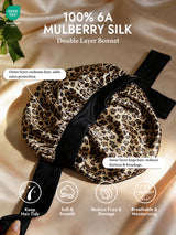 [Leopard] SilkSilky  Sleep Cap 002