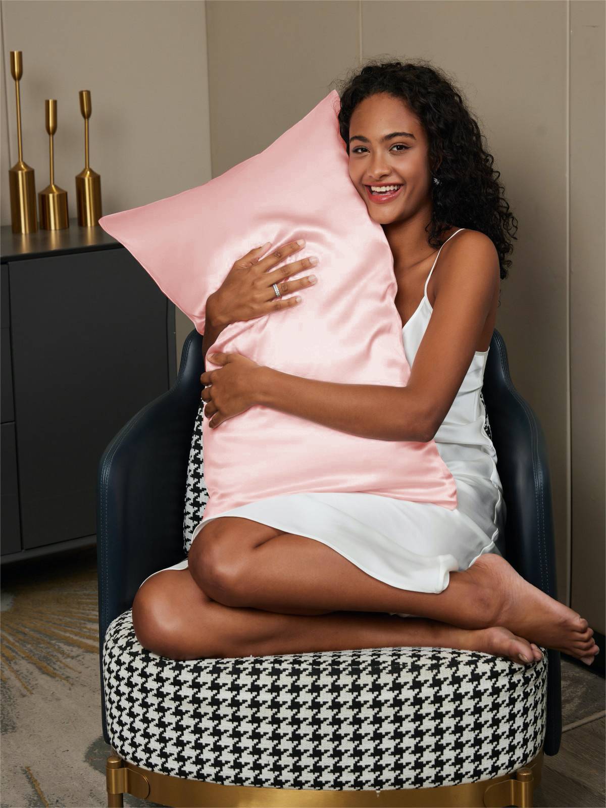 [Pink] SilkSilky  22Momme Pillowcase 002