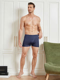 SilkSilky US Silk Knitted Mens Underwear DarkBlue 002