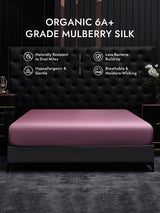 [Pale Mauve] SilkSilky  25Momme Sheet 001
