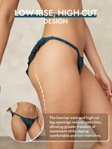 [Teal] SilkSilky  Pure Silk Panty 005