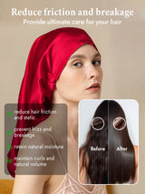 [Wine] SilkSilky  Pure Silk Sleep Cap 004