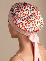 [Cherry] SilkSilky  Sleep Cap 002