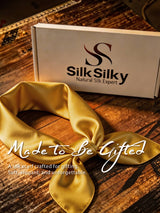 [Yellow] SilkSilky  Scarf 004