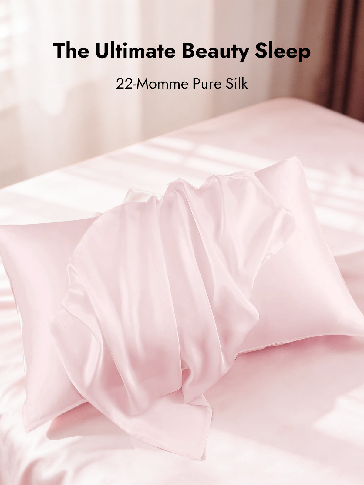 [Pink] SilkSilky  22Momme Pillowcase 001