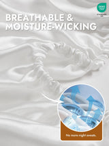 [White] SilkSilky  25Momme Sheet 003