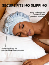 [Sky Blue] SilkSilky  Sleep Cap 004