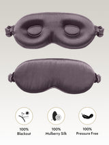 [Dark Gray] SilkSilky  Eye Mask 001