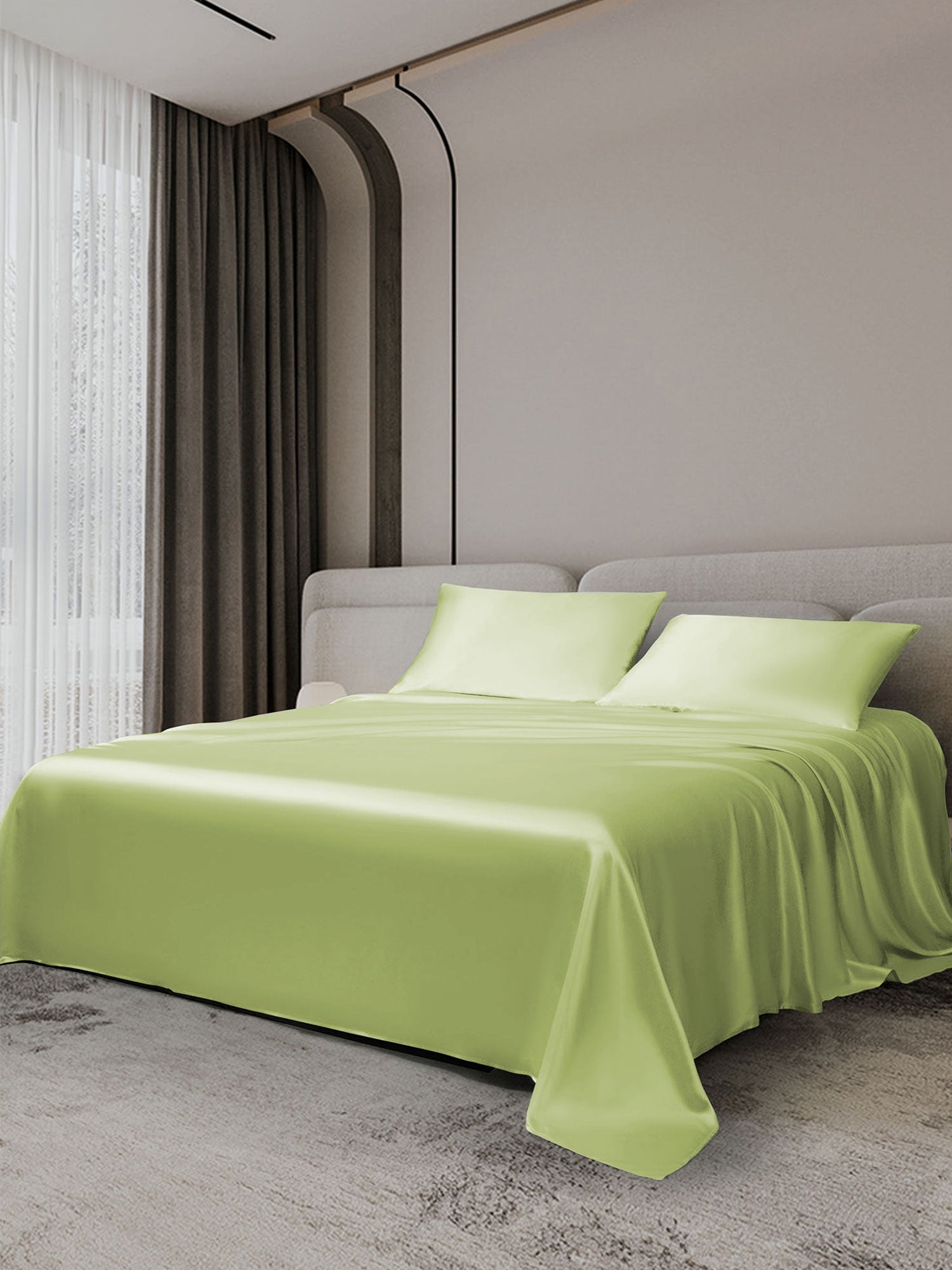 [Mint Green] SilkSilky  19Momme Bedding Set 002