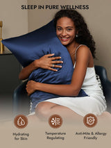 [Dark Blue] SilkSilky  30Momme Pillowcase 005