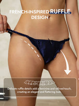 [Dark Blue] SilkSilky  Pure Silk Panty 007