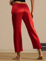 [Wine] SilkSilky  Women's Sleep Pants 002