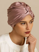 [Pale Mauve] SilkSilky  Sleep Cap 001