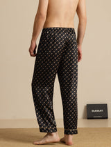 [Black Chain] SilkSilky  Men's Sleep Shorts 002