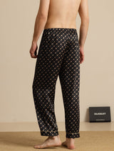 [Black Chain] SilkSilky  Men's Sleep Shorts 002