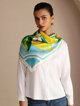[Blue Lemon] SilkSilky Scarf 002