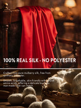 [Red] SilkSilky  Scarf 003