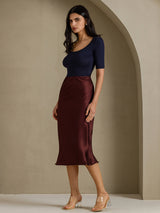 [Coffee] SilkSilky  Skirt 006