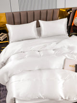 [White] SilkSilky  22Momme Bedding Set 006
