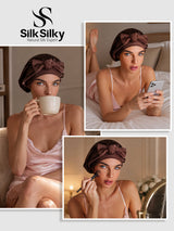 [Coffee] SilkSilky  Sleep Cap 006