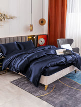 [Dark Blue] SilkSilky  19Momme Bedding Set 002