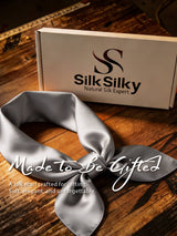 [Gray] SilkSilky  Scarf 004