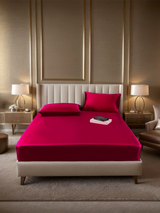 [Wine] SilkSilky  19Momme Bedding Set 002