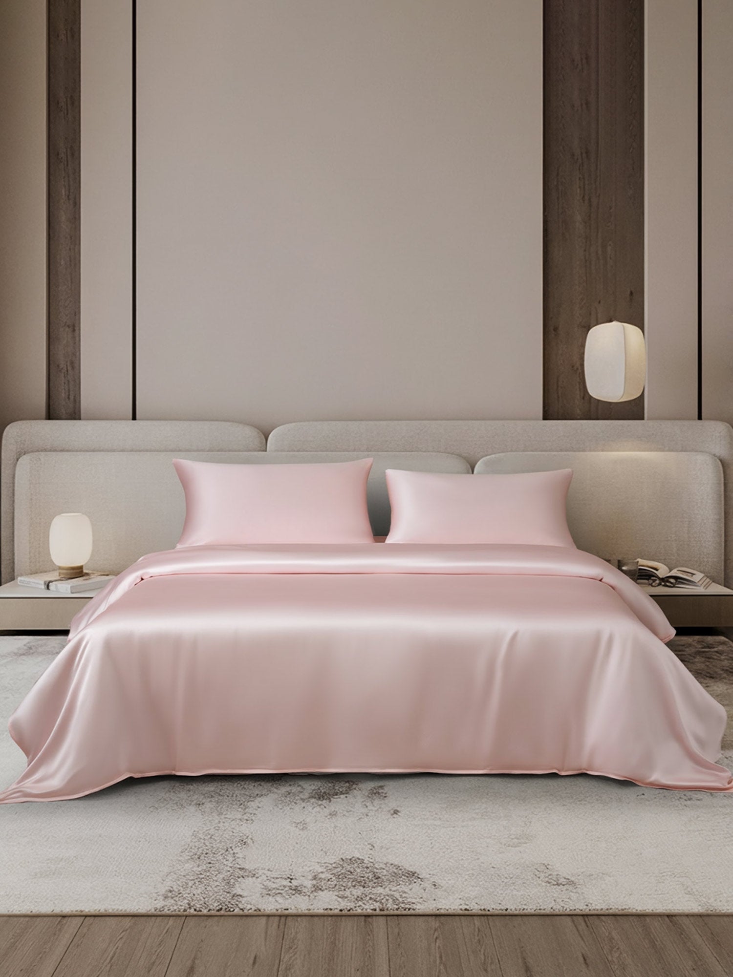 [Pink] SilkSilky  19Momme Bedding Set 002