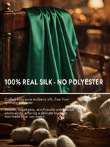 [Dark Green] SilkSilky  Scarf 003