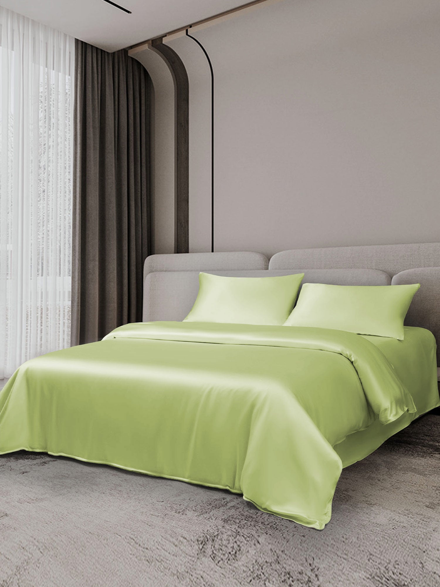 [Mint Green] SilkSilky  19Momme Bedding Set 002
