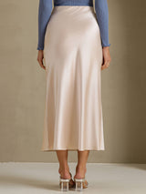 [Beige] SilkSilky  Skirt 002