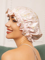 [Floral] SilkSilky  Sleep Cap 004