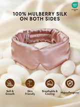 [Pale Mauve] SilkSilky  Eye Mask 002