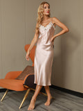 SilkSilky-US-19Momme-Pure-Silk-Sleeveless-V-Neck-Dress-Pink-007